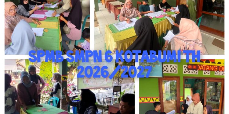 SPMB SMP Negeri 6 Kotabumi Pastikan Berikan Pelayanan Terbaik Bagi Para Pendaftar