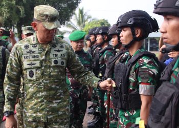 Pangdam XXI/Raden Intan Lampung Tinjau KDKMP di Kotabumi Selatan, 103 Koperasi Merah Putih Lampung Utara Siap Operasional