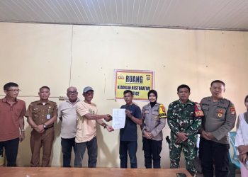 Ini Baru Polri Milik Masyarakat ! Polsek Kotabumi Kota Berhasil Mediasi Selisih Paham Warga Secara Damai