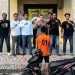Ngamuk Bawa Badik dan Rusak Motor, Pria Diduga Preman di Wonosobo Tanggamus Ditangkap Polisi