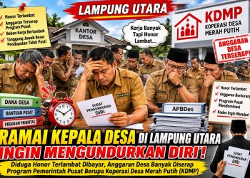 Ramai Kades di Lampung Utara Ancam Mundur, Keluhkan Gaji Terlambat dan Anggaran Terserap KDMP