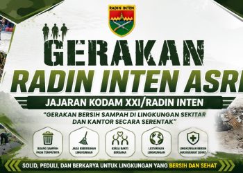 Kodam XXI/Radin Inten Ajak Masyarakat Lampung dan Bengkulu Ikut Gerakan Bersih Lingkungan Serentak