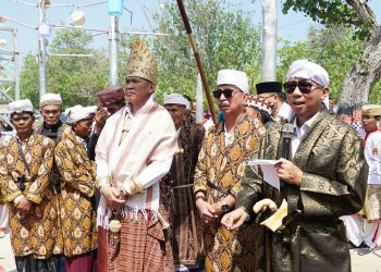 Turun Mandei Begawi Festival 2026, Pangdam XXI/RI Resmi Jadi Keluarga Adat Lampung