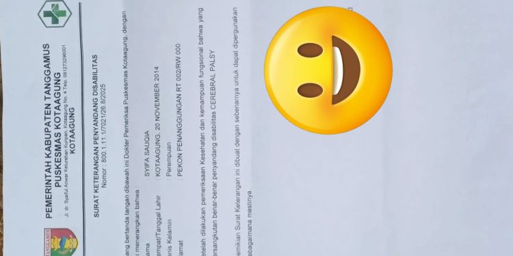 Diduga Terbitkan Surat Keterangan Disabilitas Tanpa Pemeriksaan, Prosedur Puskesmas Kota Agung Dipertanyakan