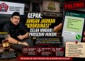 Polemik WhatsApp Kejari Way Kanan Memanas, GEPAK: Jangan Jadikan “Koordinasi” Dalih Mengaburkan Prosedur Hukum