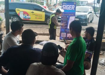 Satlantas Polres Lampung Utara Sosialisasikan Aplikasi APP SIGER PRESISI untuk Permudah Layanan Masyarakat