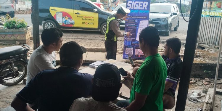 Satlantas Polres Lampung Utara Sosialisasikan Aplikasi APP SIGER PRESISI untuk Permudah Layanan Masyarakat