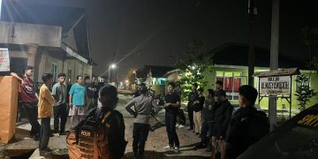Respons Cepat Laporan 110, Polres Lampung Utara Ahirnya Bubarkan Keributan Pemuda di Candimas
