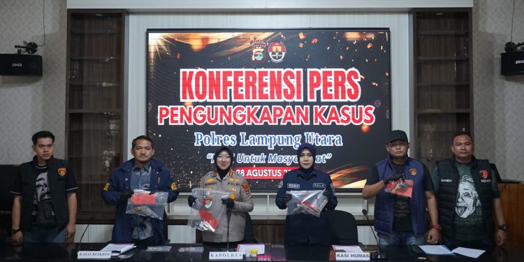 48 Kasus C3 Dibongkar Polres Lampung Utara dalam Sebulan, 20 Tersangka Diciduk
