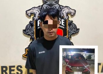 Polres Lampung Utara Ungkap Kasus Pencurian Mobil, Tersangka Ditangkap Saat Hendak Menjual