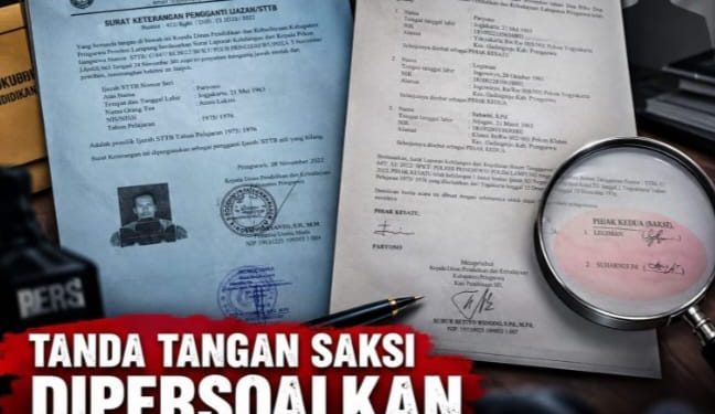 Diduga Maladministrasi, Keabsahan Ijazah SD Calon Kakon Jogja Gadingrejo Dipertanyakan