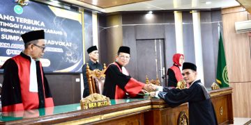 173 Advokat Baru PERADI Lampung Resmi Dilantik: Ali Hasan Jadi Advokat Termuda yang Diambil Sumpah